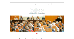 Desktop Screenshot of bdvv.de