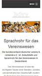 Mobile Screenshot of bdvv.de
